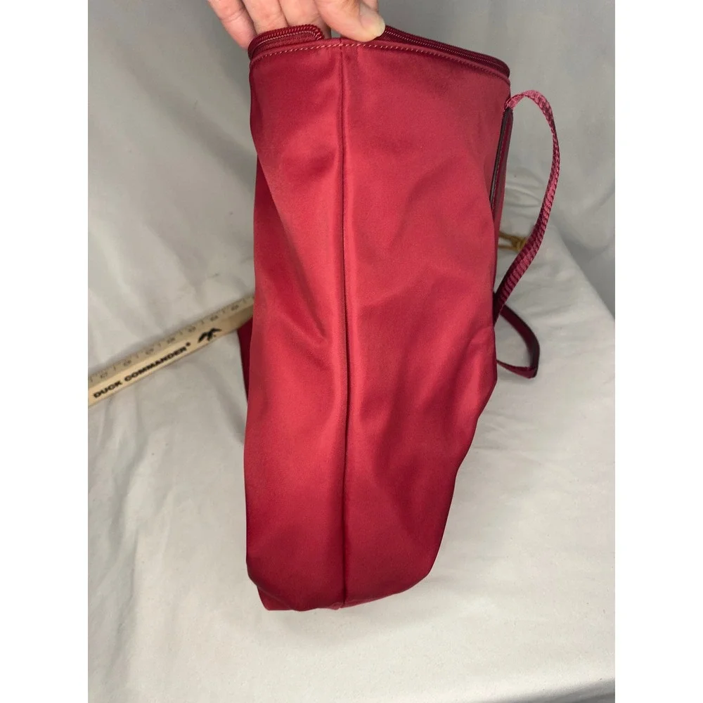 Kate Spade Chelsea Large Tote Bag Red Nylon Shoulder Bag with Pouch